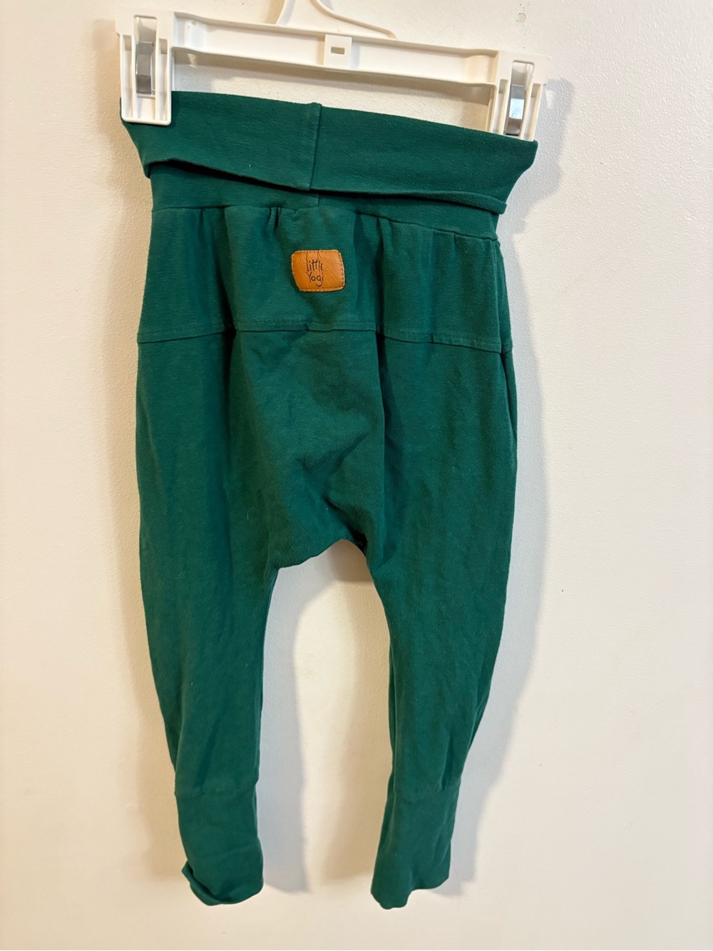 Little yogi Forest Green Baby pants 3-5 years unisex
